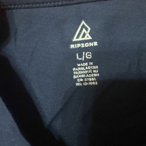 Ripzone Boys T-Shirt Navy Size L - Picture 3 of 3